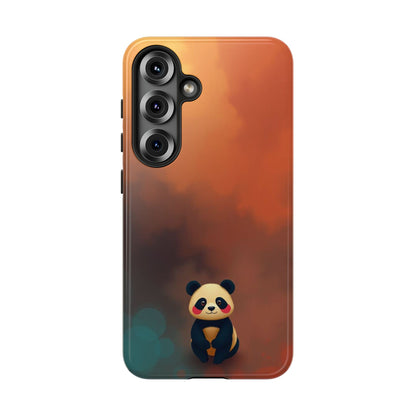Samsung Galaxy S25 / Glossy Phone Case - Cute Colourful Panda Design Phone Case