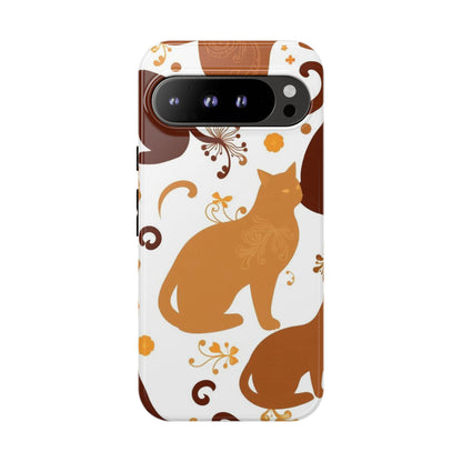 Abstract Cat Pattern Phone Case - Multicolor Phone Case - Google Pixel 9 Pro XL / Glossy