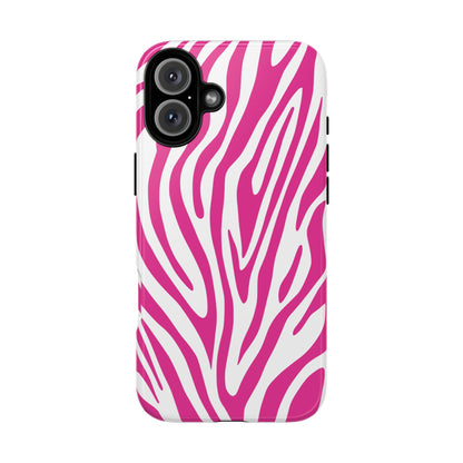 Graphic Hot Pink Tiger Print Phone Case