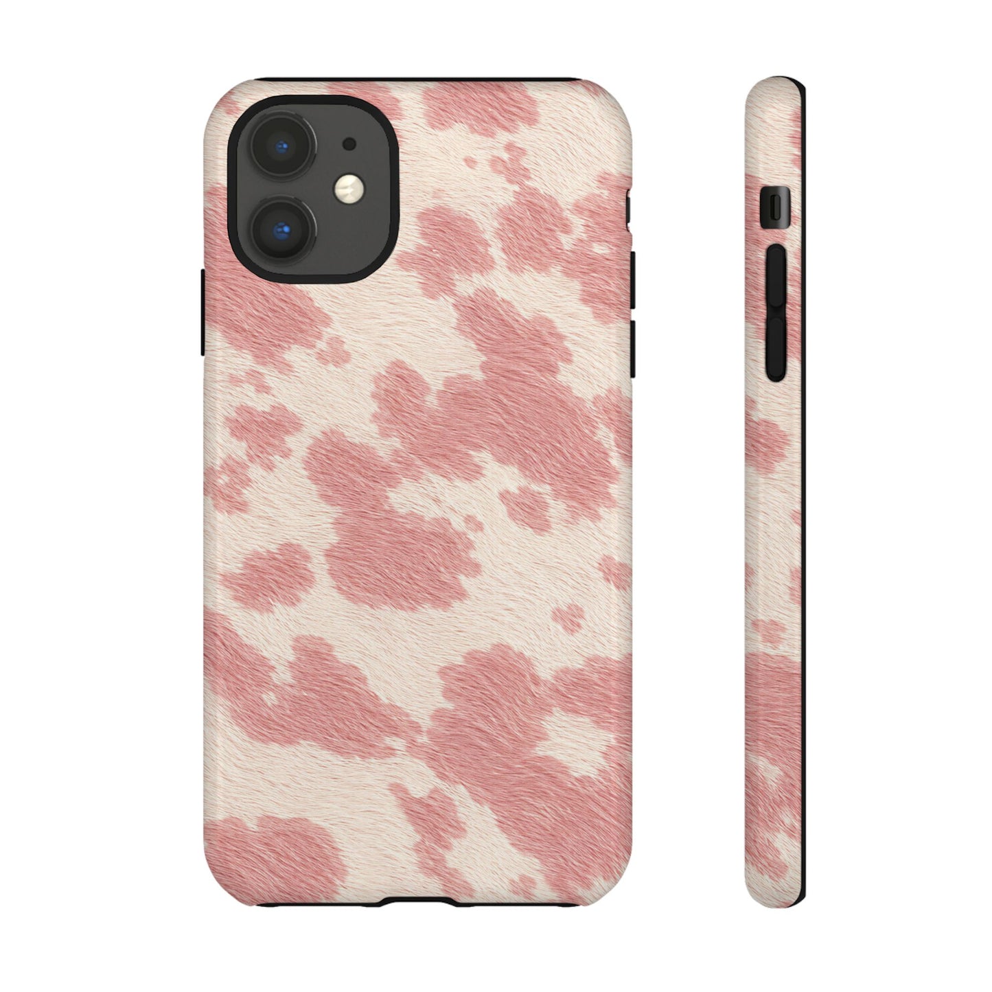 Pretty Blush Cow Print Phone Case