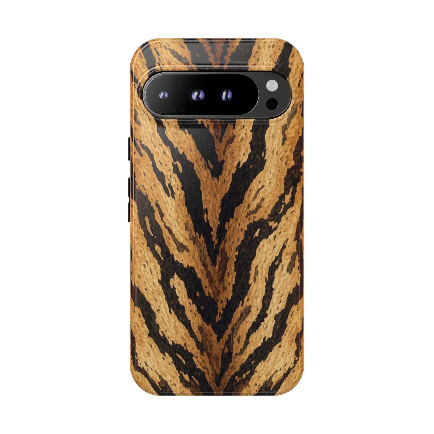 Amber Tiger Print Phone Case