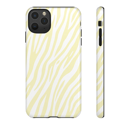 Buttercream Tiger Print Phone Case