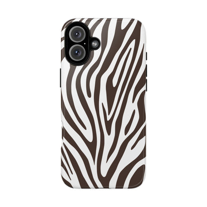 Graphic Brown Tiger Print Phone Case