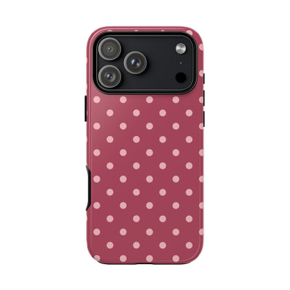 Pink Dot Pattern Phone Case