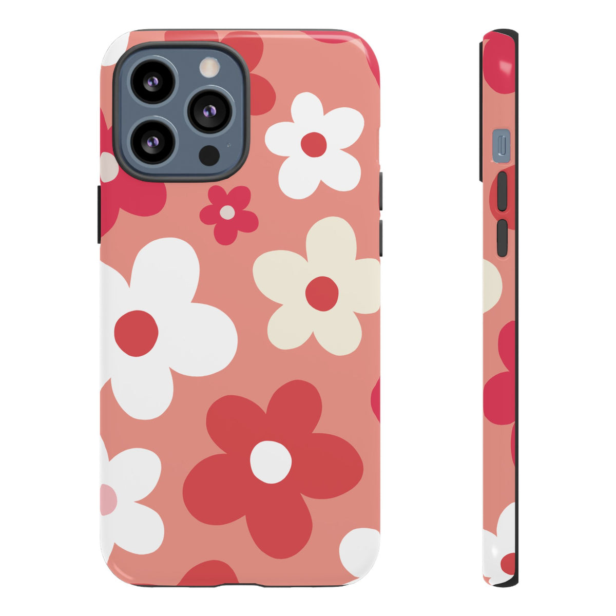 Cute Pink Daisy Pattern #1 Phone Case - Pink Phone Case - iPhone 13 Pro Max / Glossy