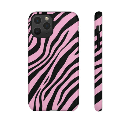 Modern Blush Zebra Print Phone Case