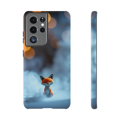 Samsung Galaxy S21 Ultra / Glossy Phone Case - Cute Misty Fox Design Phone Case