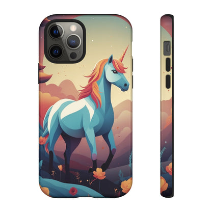 Stylised Unicorn Design Phone Case - Multicolor Phone Case - iPhone 12 Pro / Glossy