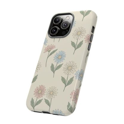 Pretty Pastel Daisy Pattern Phone Case