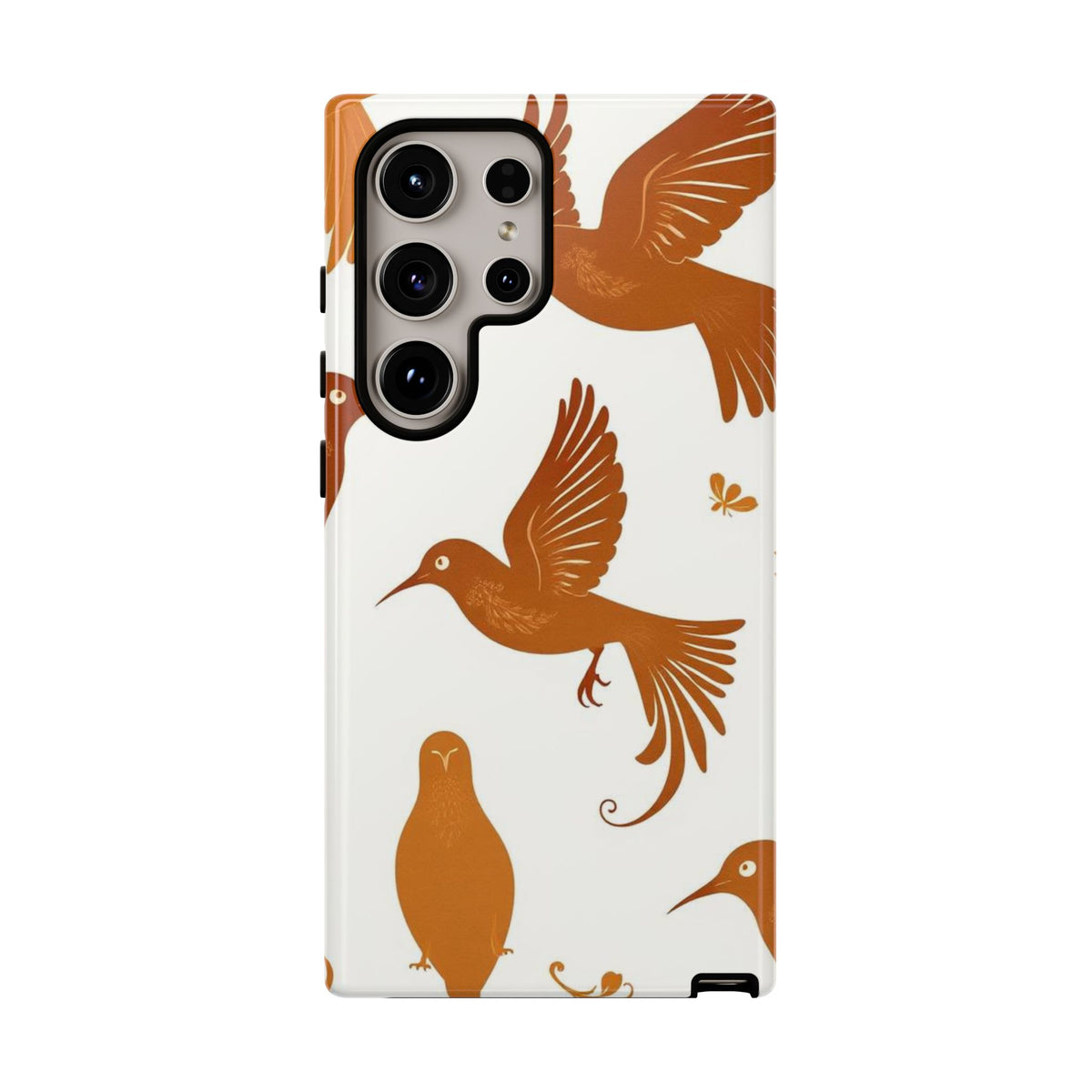 Abstract Bird Pattern Phone Case - Multicolor Phone Case - Samsung Galaxy S24 Ultra / Glossy