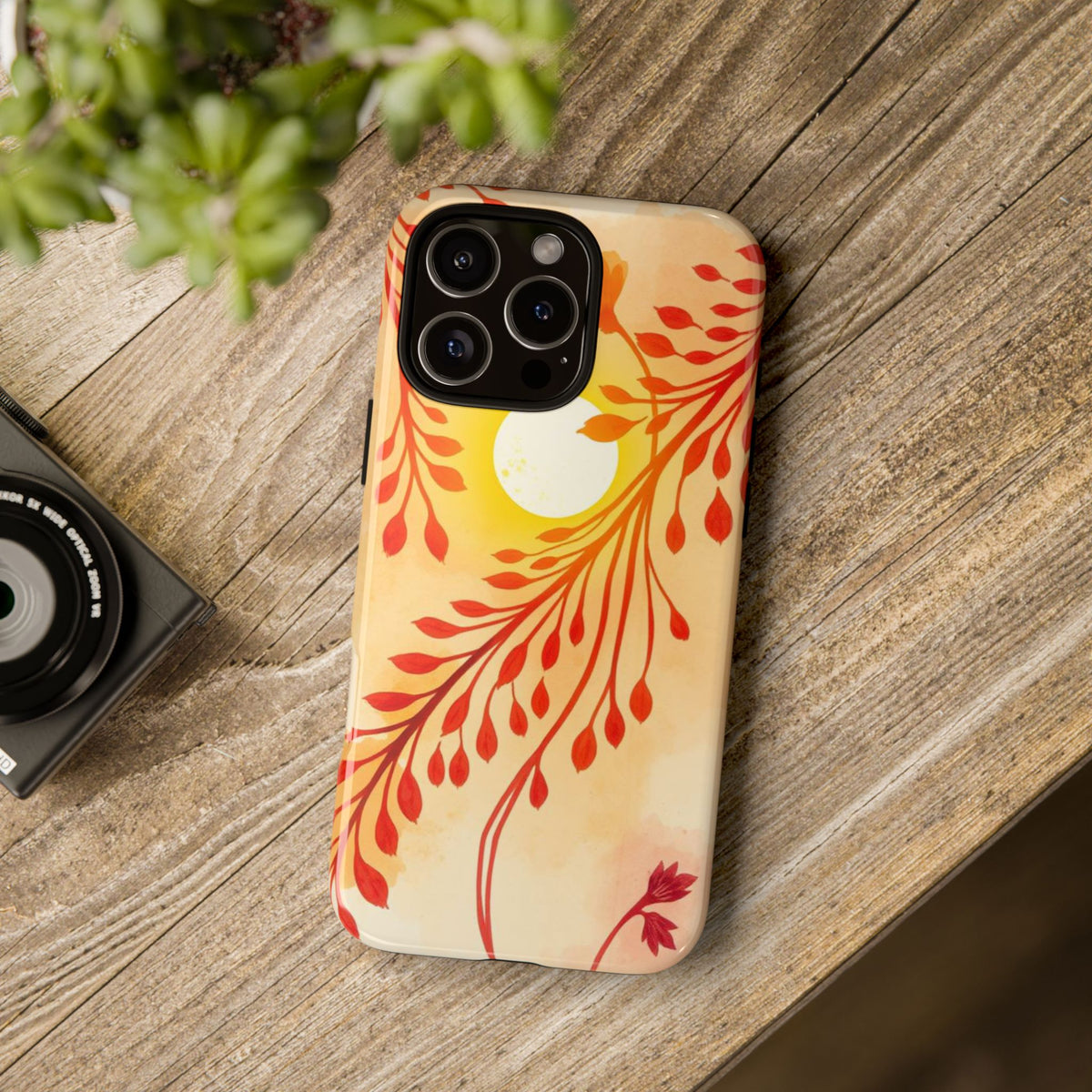 Boho Chic Watercolour Sunset Design Phone Case - Multicolor Phone Case