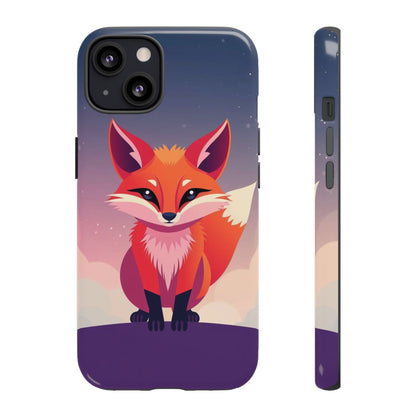 iPhone 13 / Glossy Phone Case - Pop Art Fox Design Phone Case