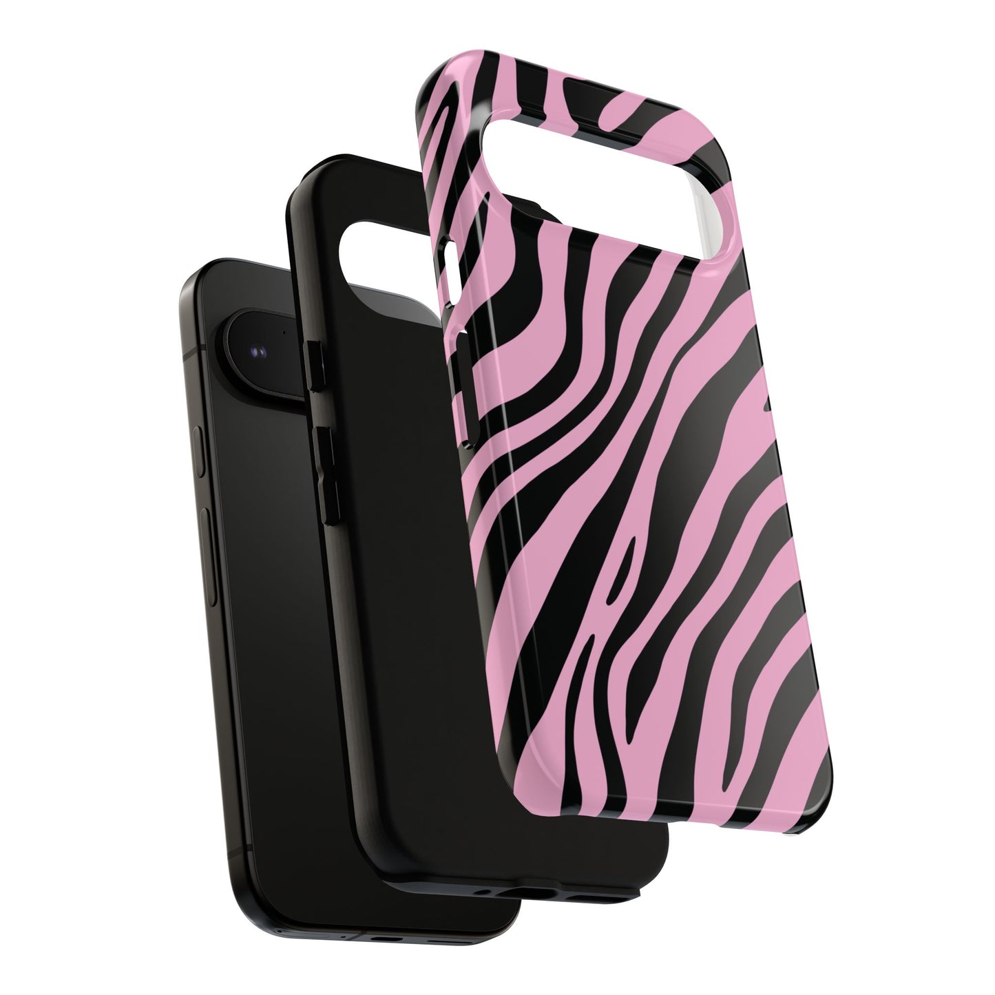 Modern Blush Zebra Print Phone Case