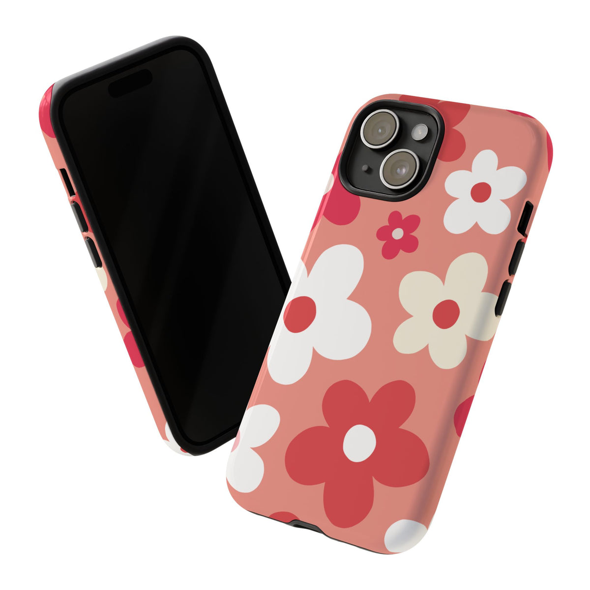 Cute Pink Daisy Pattern #1 Phone Case - Pink Phone Case