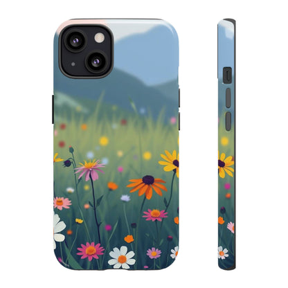 Vibrant Meadow Design Phone Case - Multicolor Phone Case - iPhone 13 / Glossy