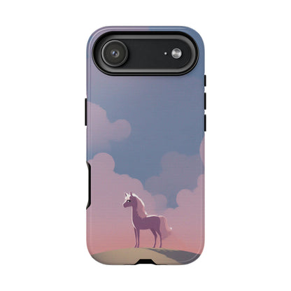 iPhone 17 Air / Glossy Phone Case - Pony & Cloud Design Phone Case