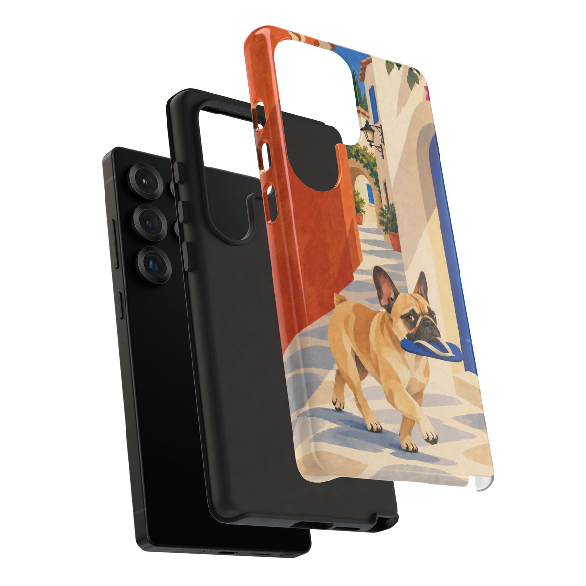 French Bulldog Quiet Lane Phone Case - Multicolor Phone Case