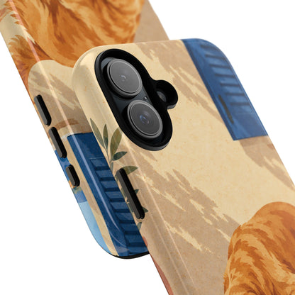 Cocker Spaniel Scent Trail Phone Case - Multicolor Phone Case
