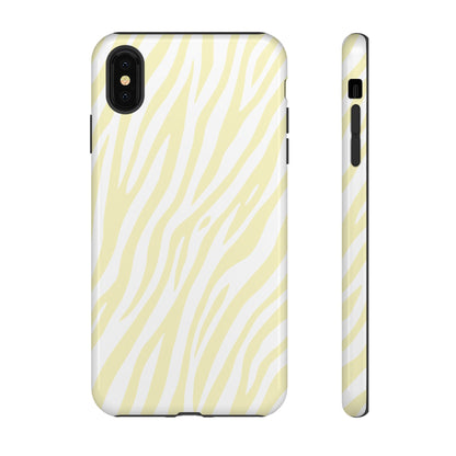 Buttercream Tiger Print Phone Case