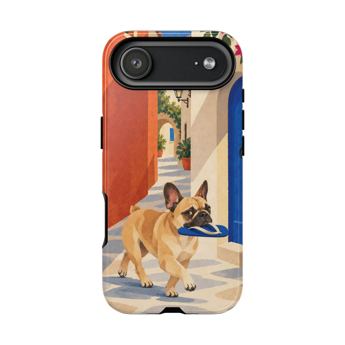French Bulldog Quiet Lane Phone Case - Multicolor Phone Case - iPhone 17 Air / Glossy
