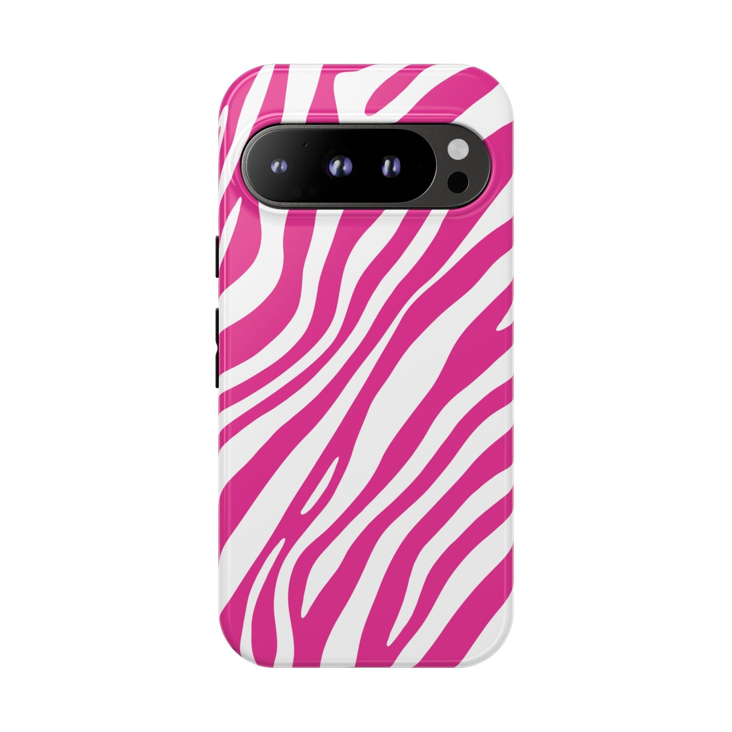 Modern Hot Pink Zebra Print Phone Case