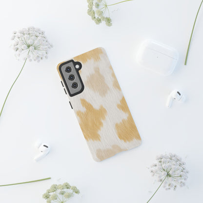 Golden Honey Cow Print Phone Case
