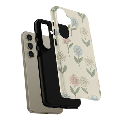 Pretty Pastel Daisy Pattern Phone Case
