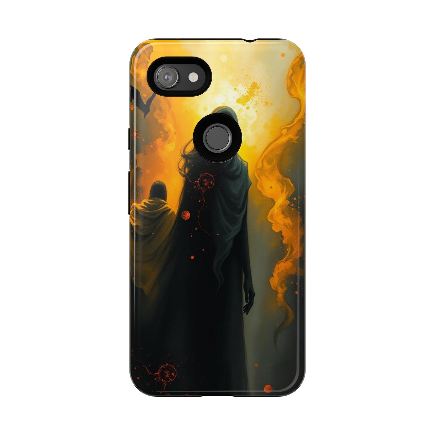 Acrylic Gothic Myterious Figures Phone Case