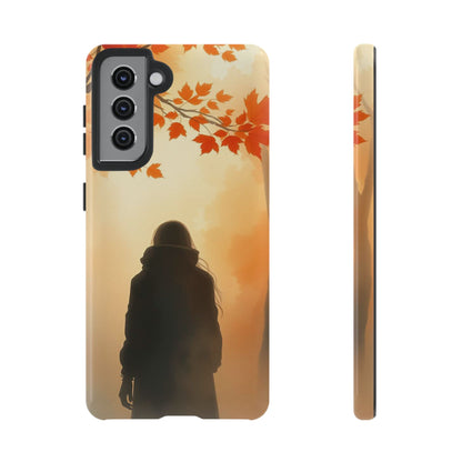 Samsung Galaxy S21 / Glossy Phone Case - Watercolour Mysterious Woman Phone Case