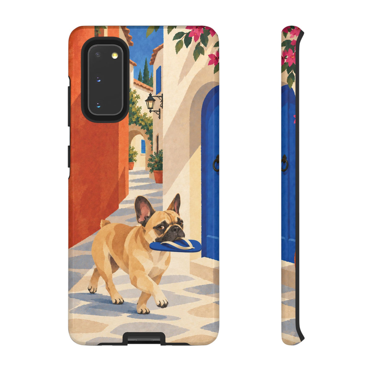 French Bulldog Quiet Lane Phone Case - Multicolor Phone Case - Samsung Galaxy S20 / Glossy