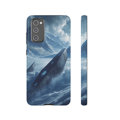 Samsung Galaxy S20 FE / Glossy Phone Case - Frozen Alien Wreckage Sci-fi Phone Case