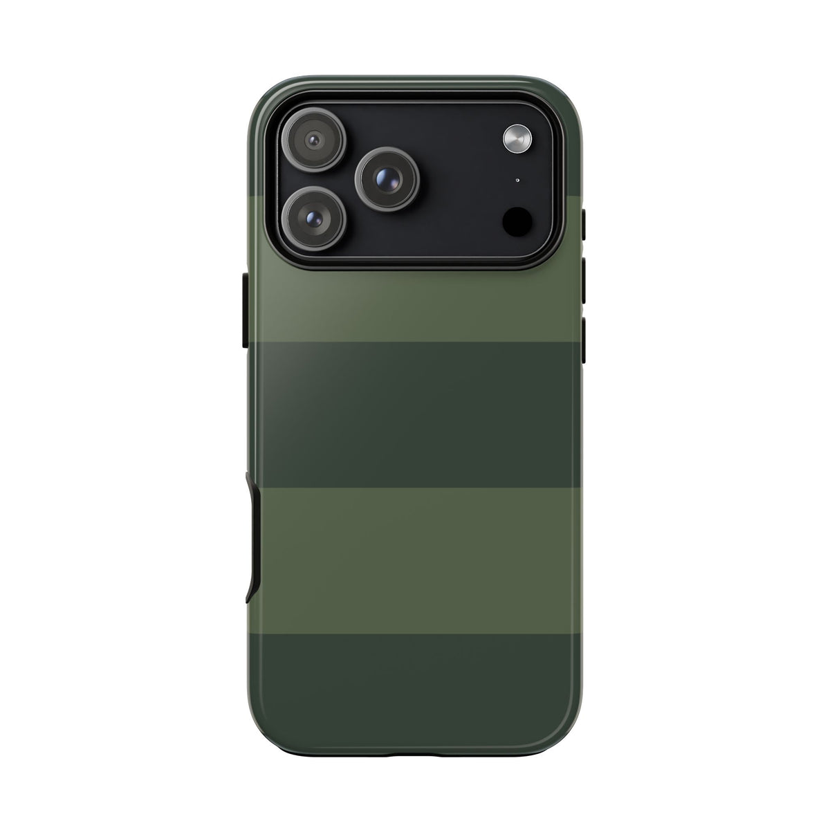 Green Horizontal Stripe Pattern Phone Case - Green Phone Case - iPhone 18 Pro Max / Glossy