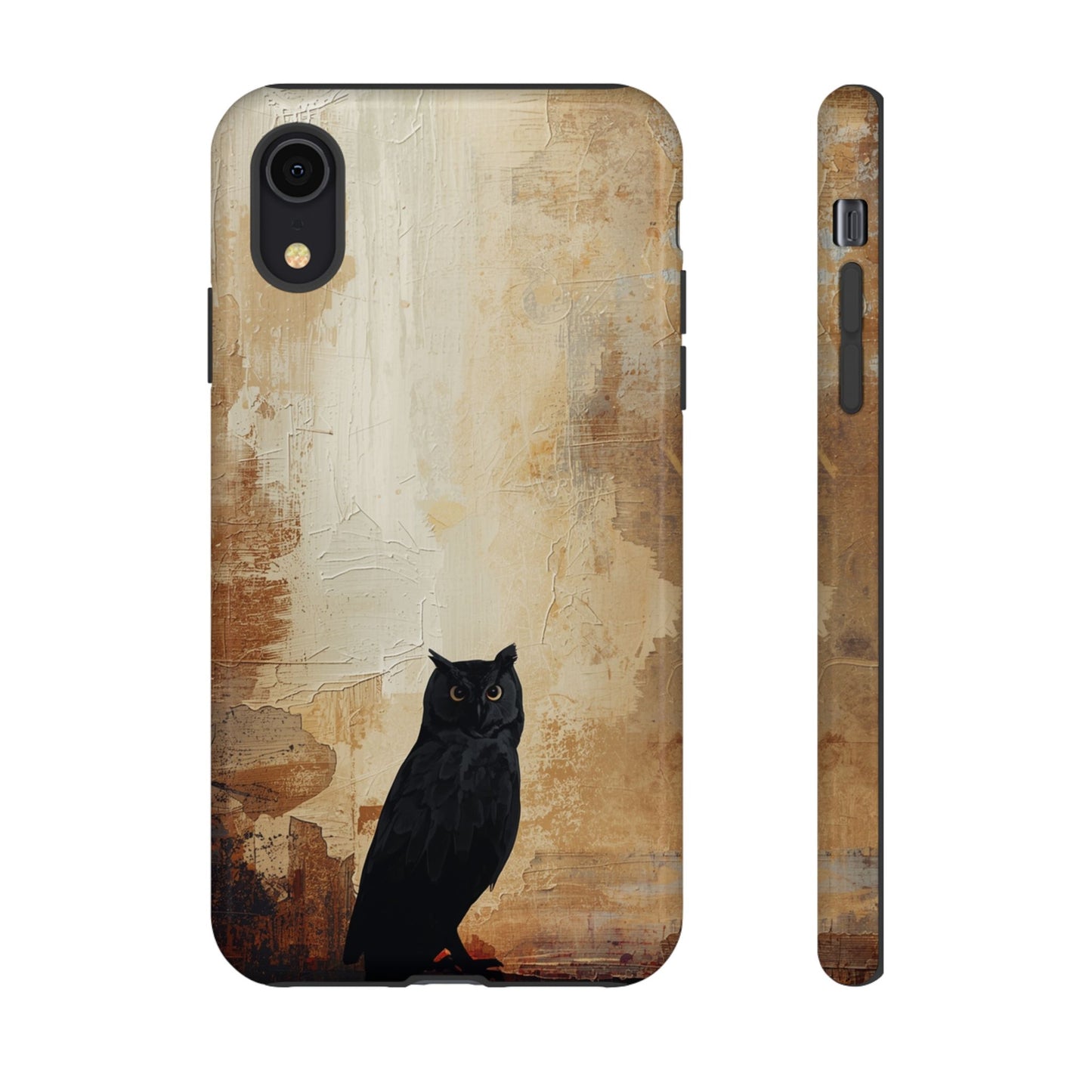 iPhone XR / Glossy Phone Case - Beautiful Abstract Owl Design Phone Case