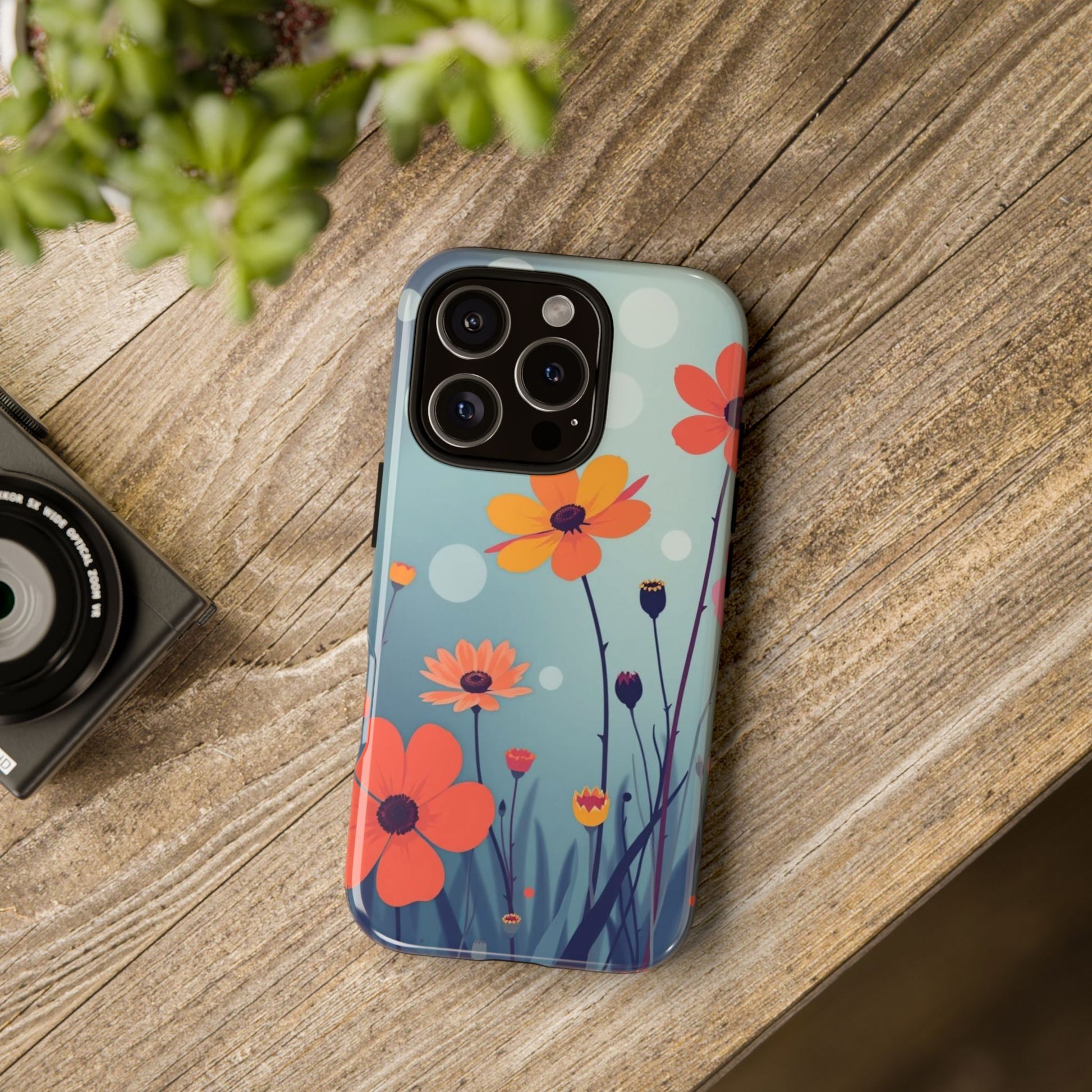 Phone Case - Vibrant Wildflowers Design Phone Case