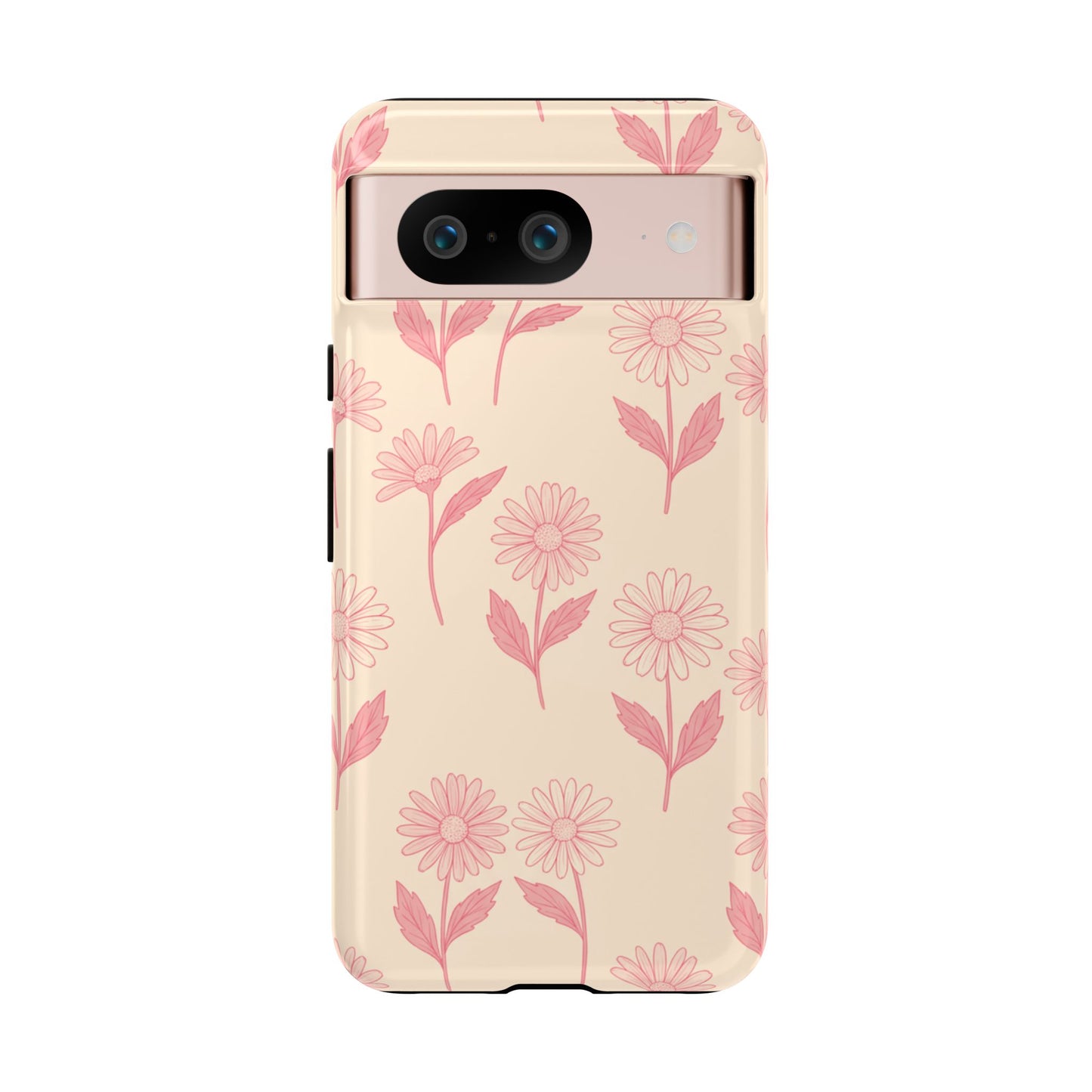 Pretty Pink Daisy Pattern Phone Case