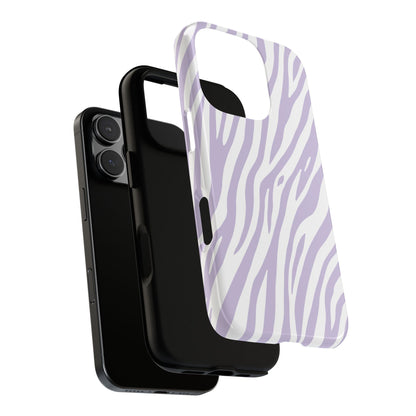 Lavender Tiger Print Phone Case