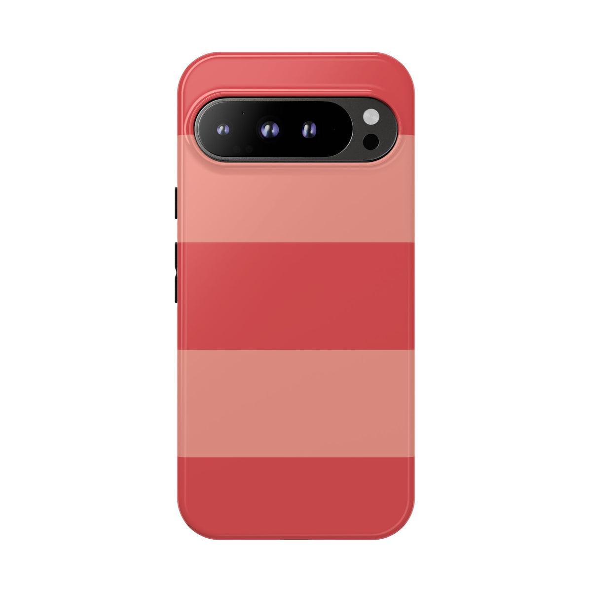 Pink Horizontal Stripe Pattern Phone Case - Pink Phone Case - Google Pixel 9 Pro XL / Glossy