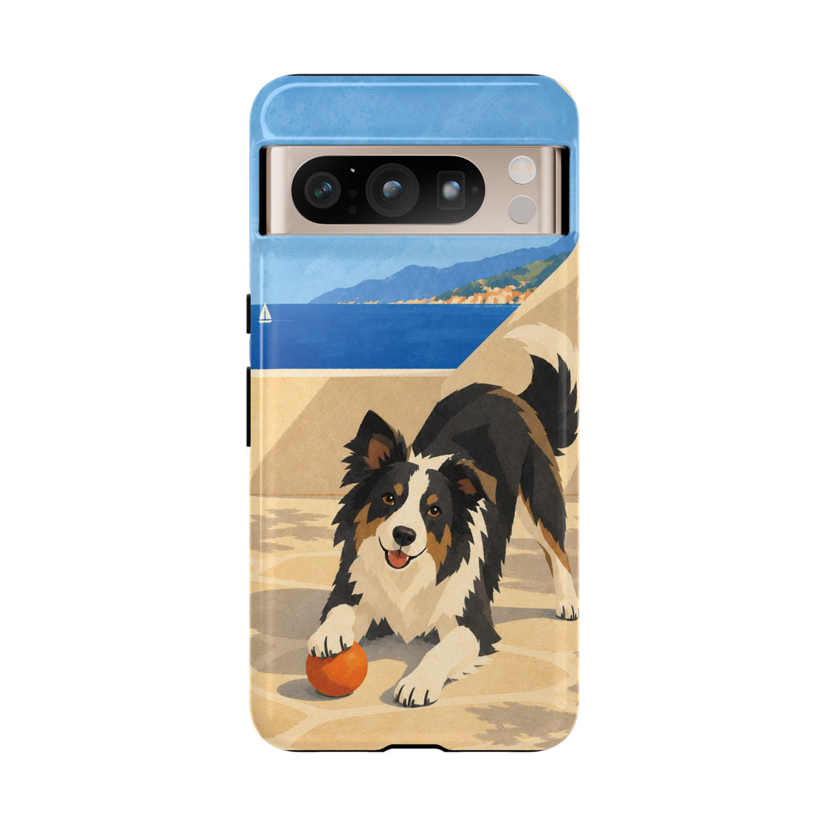 Border Collie One More Throw Phone Case - Multicolor Phone Case - Google Pixel 8 Pro / Glossy