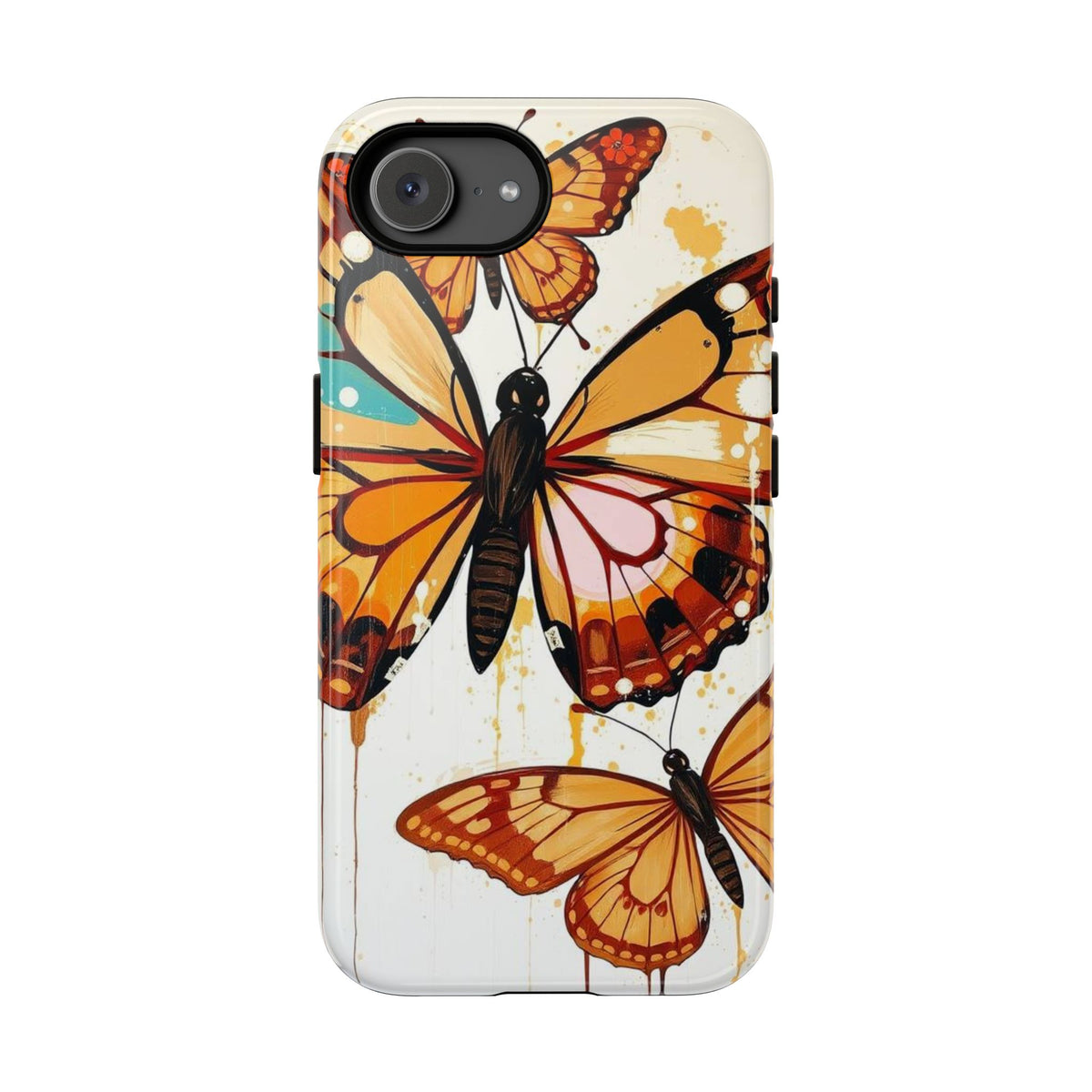 Abstract Butterflies Design Phone Case - Multicolor Phone Case - iPhone 17e / Glossy