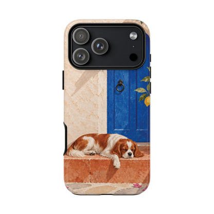 Cavalier King Charles Spaniel Blue Door Siesta Phone Case - Multicolor Phone Case - iPhone 18 Pro Max / Glossy