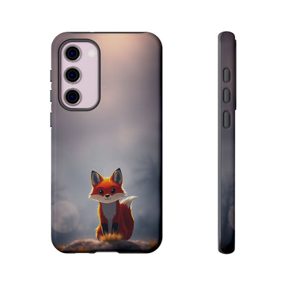 Cute Gothic Fox Design Phone Case