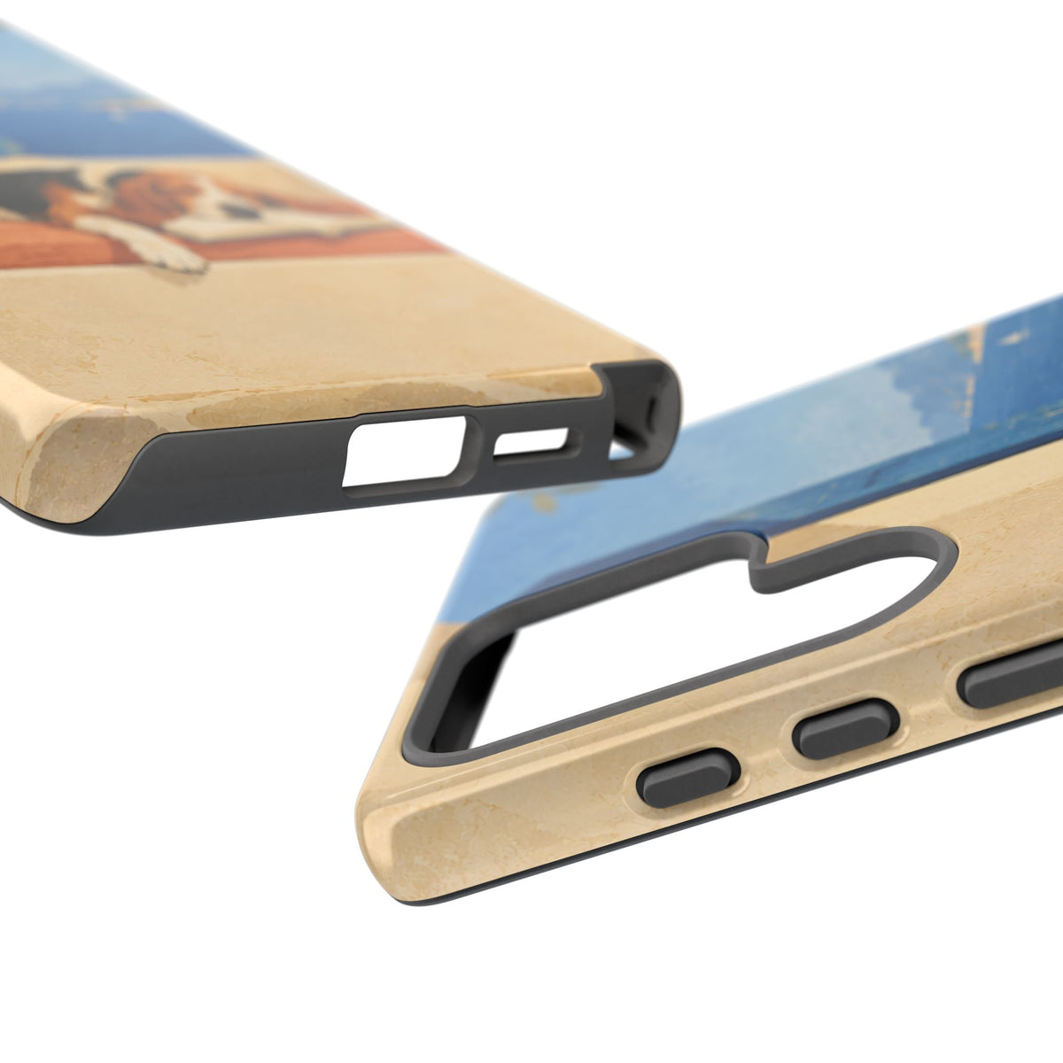 Basset Hound Unfinished Chapter Phone Case - Multicolor Phone Case