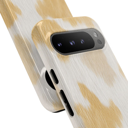 Golden Honey Cow Print Phone Case