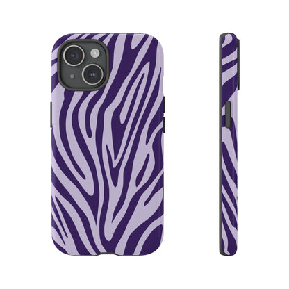 Boutique Lavender Tiger Print Phone Case