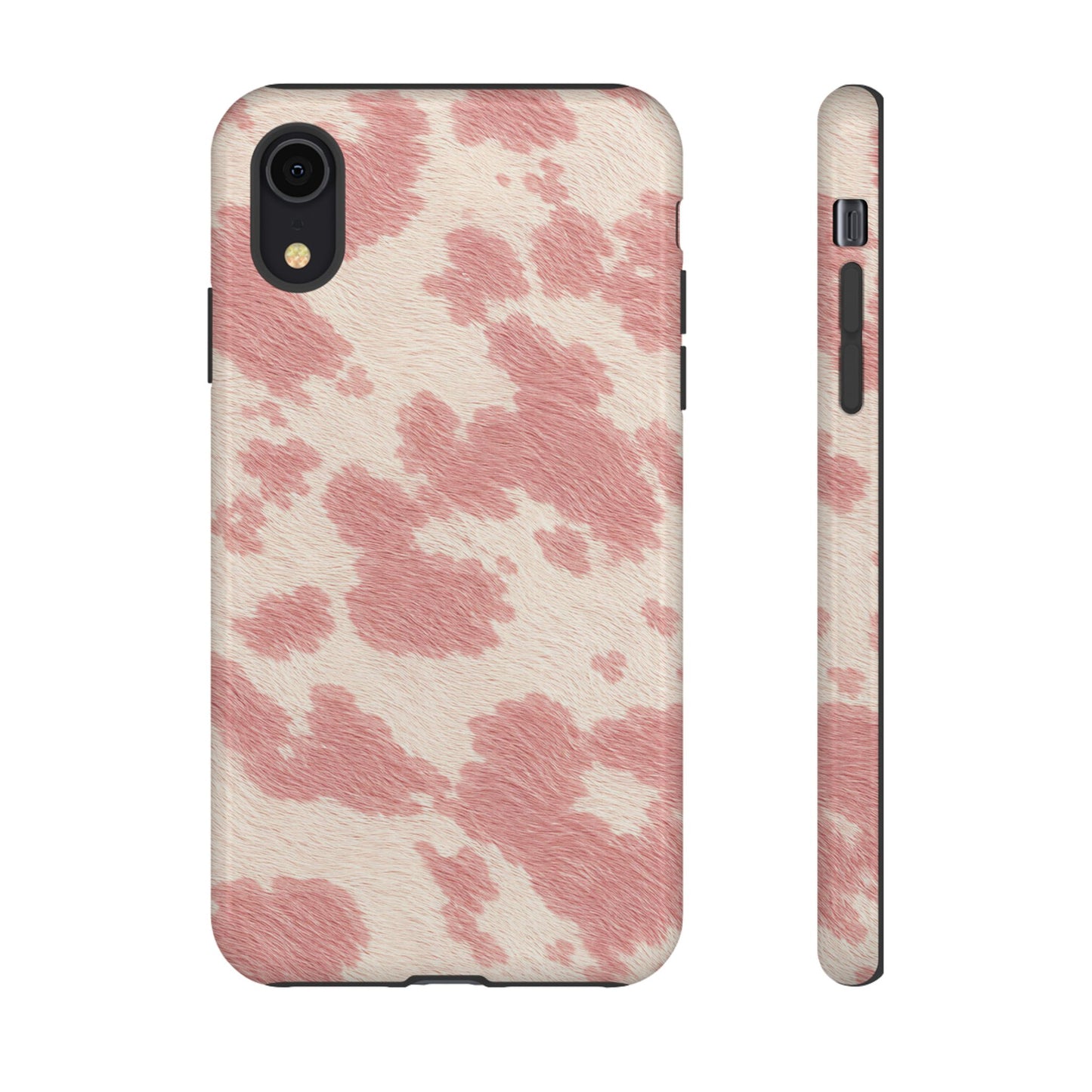 Pretty Blush Cow Print Phone Case