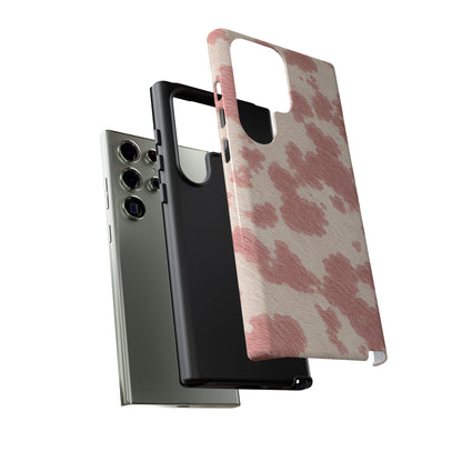 Pretty Blush Cow Print Phone Case