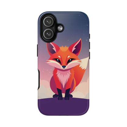 iPhone 17 / Glossy Phone Case - Pop Art Fox Design Phone Case