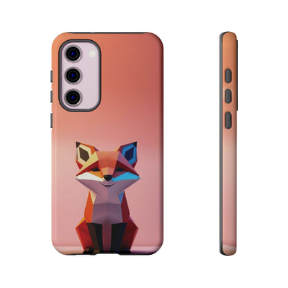 Samsung Galaxy S23 Plus / Glossy Phone Case - Origami Fox Design Phone Case