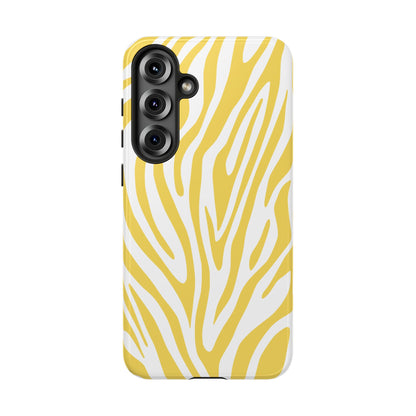 Graphic Yellow Tiger Print Phone Case