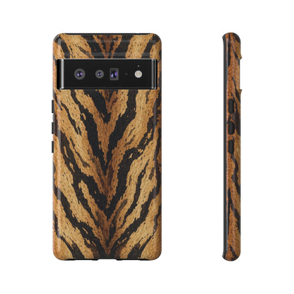 Amber Tiger Print Phone Case